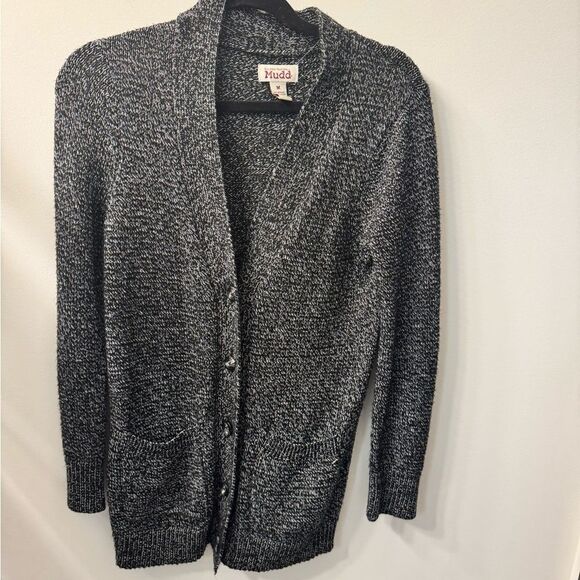 Mudd Gray button up cardigan - Picture 1 of 6
